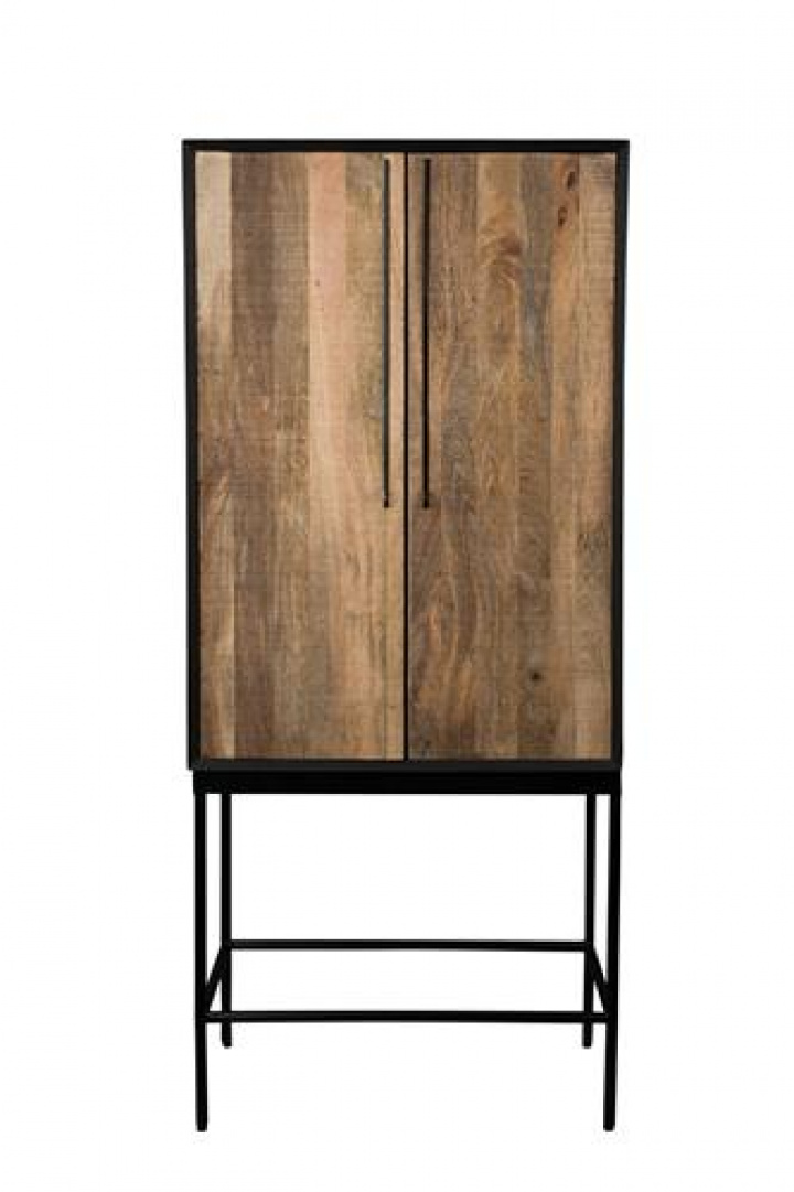 Kast \'Nairobi\' - Zwart in de groep Campagne / Meubels / Planken & Opslag bij Reforma (4100039)
