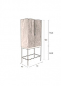 Kast \'Nairobi\' - Zwart