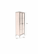 Kast \'Gertlush\' -Goud/Zwart
