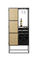 Wijnrek \'Guuji High\' - Zwart