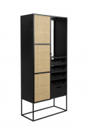 Wijnrek \'Guuji High\' - Zwart