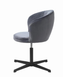 Bureau stoel \'Lyon\' - Grijs fluweel