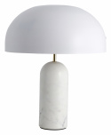 Tafellamp \'Atlas\' - Wit/Marmel