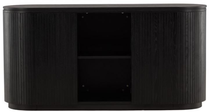 Kast \'Fredrikstad\' - Zwart in de groep Meubels / Planken & opslag / Kasten en dressoirs bij Reforma (42000-010)