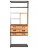 Plank \'Samuel\' - Natuur/Zwart