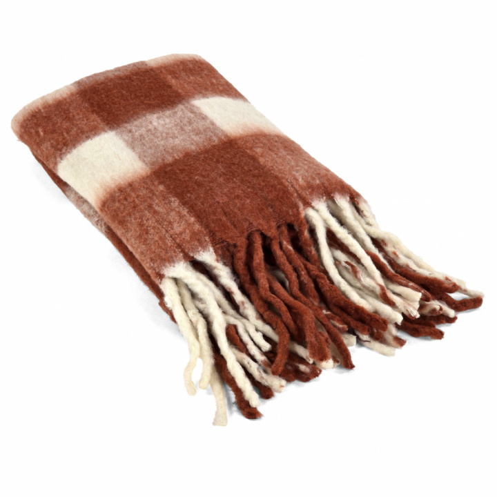 Plaid \'Phoebe\' 130x170cm - Roze in de groep Inrichting / Textiel / Plaids & dekens bij Reforma (4224615675071)