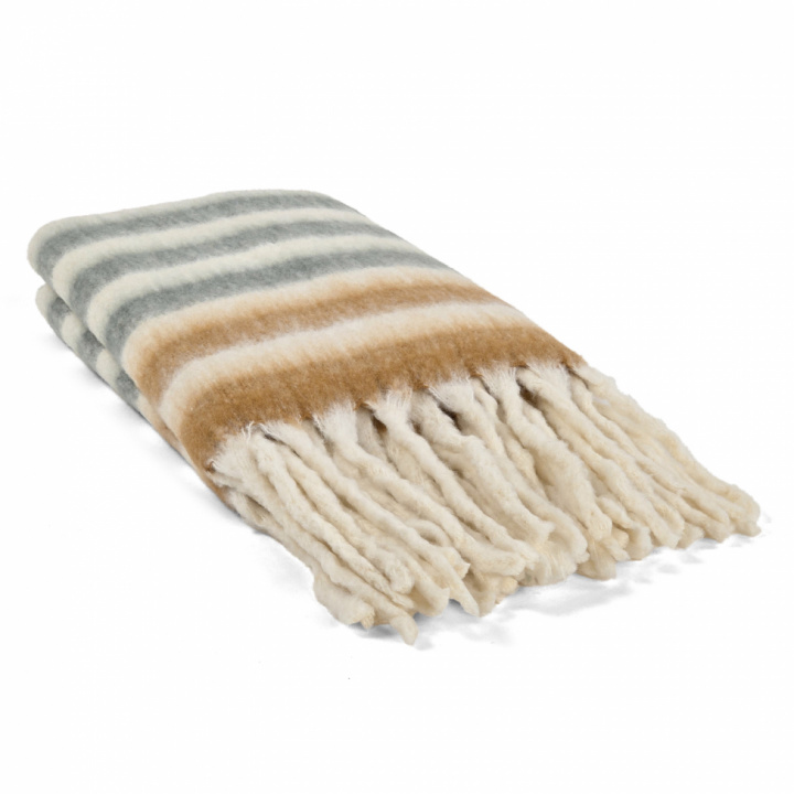 Plaid \'Monica\' 130x170cm - Geel in de groep Inrichting / Textiel / Plaids & dekens bij Reforma (4224615676030)