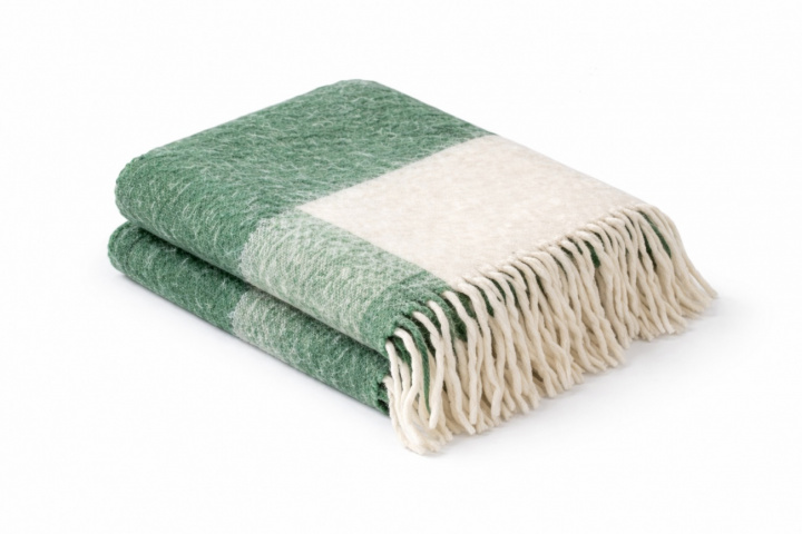 Geruite \'Carrie\' 130x170cm - Groen in de groep Inrichting / Textiel / Plaids & dekens bij Reforma (4224615676078)