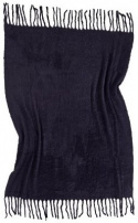 Geruite \'Samantha\' 130x170cm - Zwart