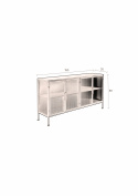 Dressoir \'Boli\' - Zwart