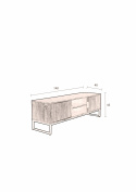TV-meubel \'Honey Sideboard\' - Bruin