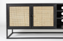 Bijzettafel \'Guuji\' - Zwart/Beige