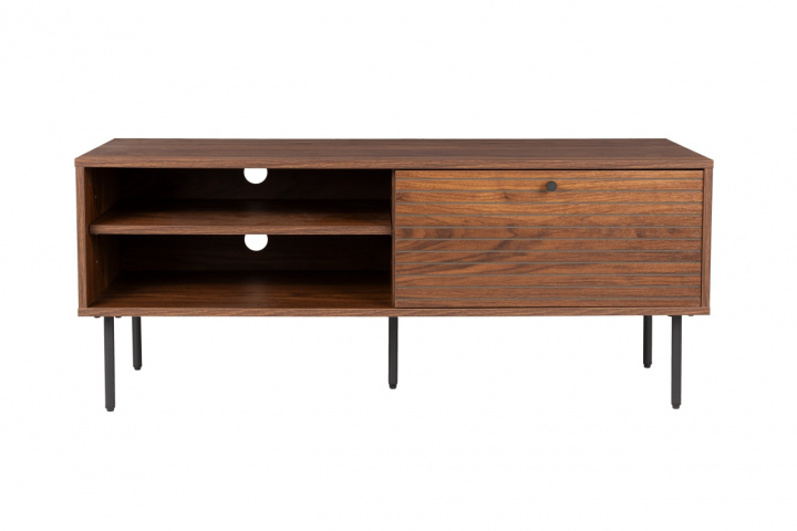 Bijzettafel \'Stripes Low\' 120x42x50 cm - Bruin in de groep Meubels / Tafels / Bijzettafels bij Reforma (4300060)