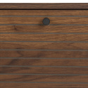Bijzettafel \'Stripes Low\' 120x42x50 cm - Bruin