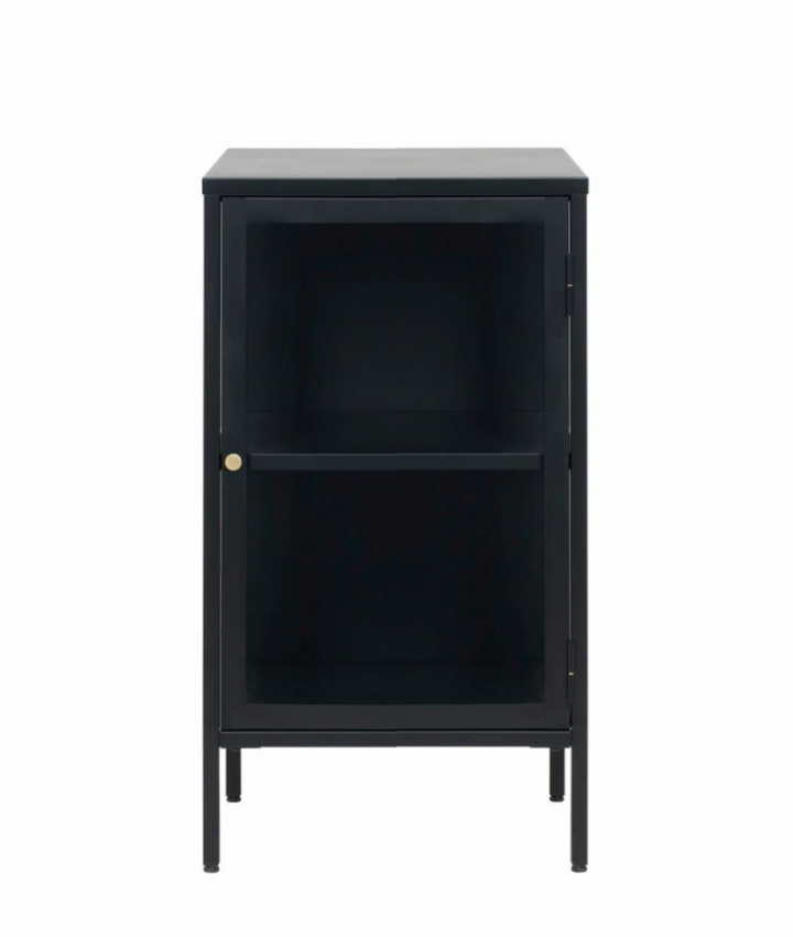 Dressoir \'Hagavik\' 1 sectie - Zwart/Messing in de groep Meubels / Planken & opslag / Sideboards bij Reforma (43170600)