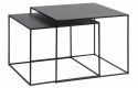 Salontafel \'Norraby\' 2 delen - Zwart
