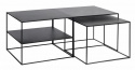 Salontafel \'Norraby\' 2 delen - Zwart