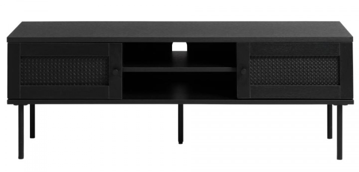 Tv-meubel \'Monte\' - Zwart in de groep Meubels / Planken & opslag / TV-Meubels bij Reforma (44641013)