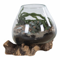 Decoratie \'Waterdrop\' - Hout/Glas