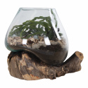 Decoratie \'Waterdrop\' - Hout/Glas