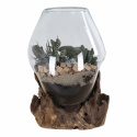 Decoratie \'Waterdrop\' - Hout/Glas