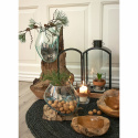 Decoratie \'Waterdrop\' 50cm - Hout/Glas