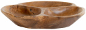 Houten kom \'Nola Teak\' - Natuurlijk