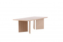 Eettafel \'Bakkafrost\' 240x100cm - Witgepigmenteerde eik