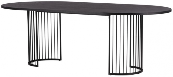 Eettafel \'Hindås\' 110x220cm - Zwart in de groep Meubels / Tafels / Eettafel bij Reforma (46000-170)