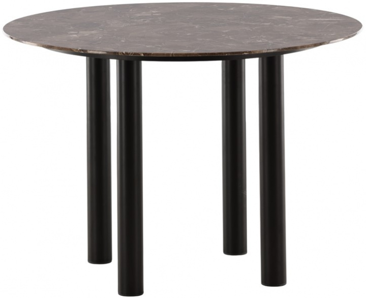 Eettafel \'Hedda\' Rond 106cm - Bruin in de groep Meubels / Tafels / Ronde eettafels bij Reforma (46100-150)