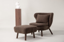 Fauteuil \'Delsbo\' - Bruin