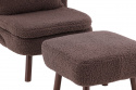 Fauteuil \'Delsbo\' - Bruin