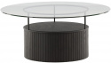 Salontafel \'Beisfjord\' Rond 90cm - Zwart