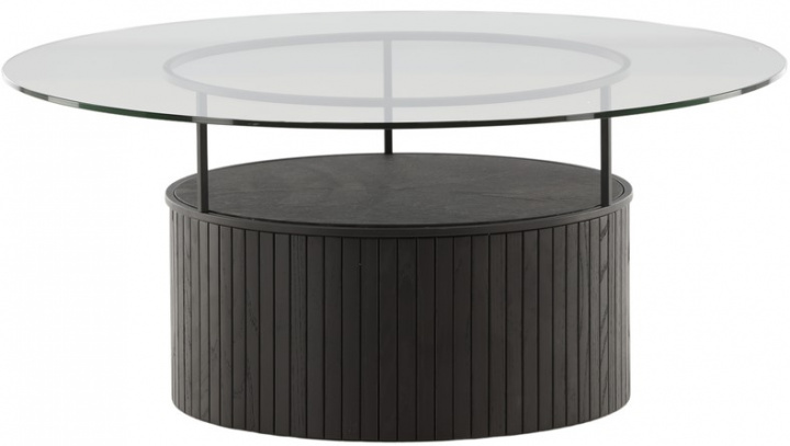 Salontafel \'Beisfjord\' Rond 90cm - Zwart in de groep Meubels / Tafels / Salontafels bij Reforma (48000-010)