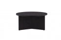 Salontafel \'Smögen\' Rond 65cm - Zwart