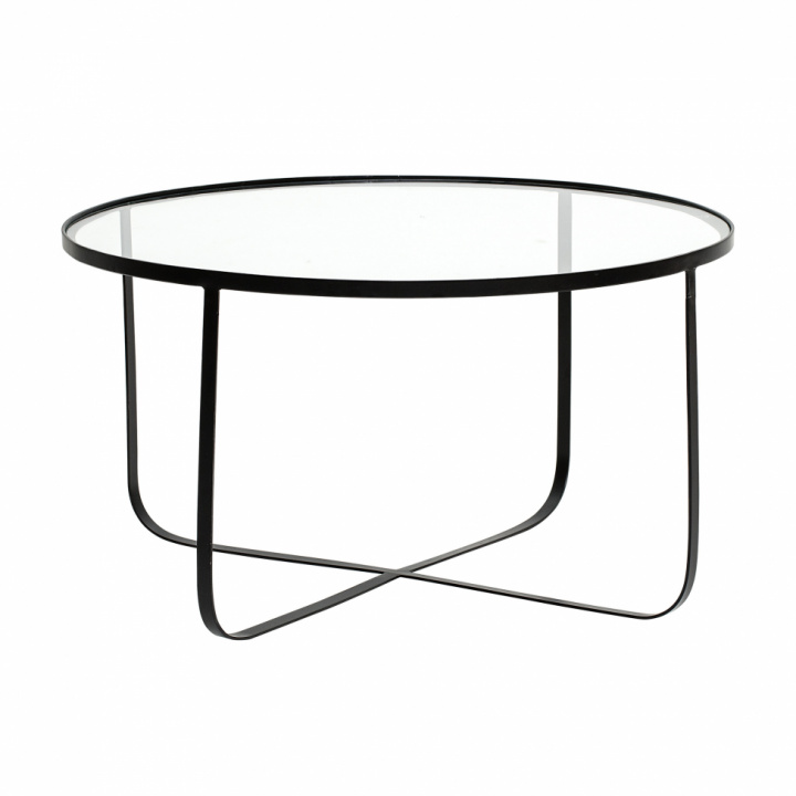 Salontafel \'Harper\' - Glas/Zwart in de groep Meubels / Tafels / Salontafels bij Reforma (48400377)
