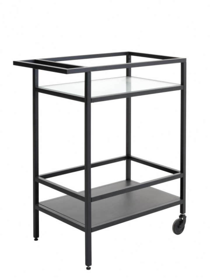 Wagen \'Ravenna\' - Zwart in de groep Meubels / Tafels / Servicetrolleys & Rollende tafels bij Reforma (48420600)