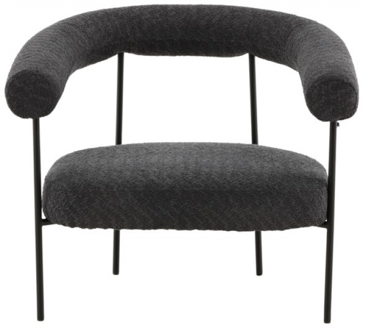 Fauteuil \'Hjo\' - Zwart in de groep Meubels / Zitmeubels / Fauteuils bij Reforma (50000-010)