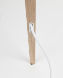 Vloerlamp \'Tripod\' - Hout en wit