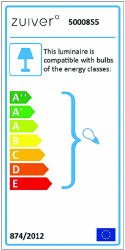 Vloerlamp \'Arc\' - Zwart