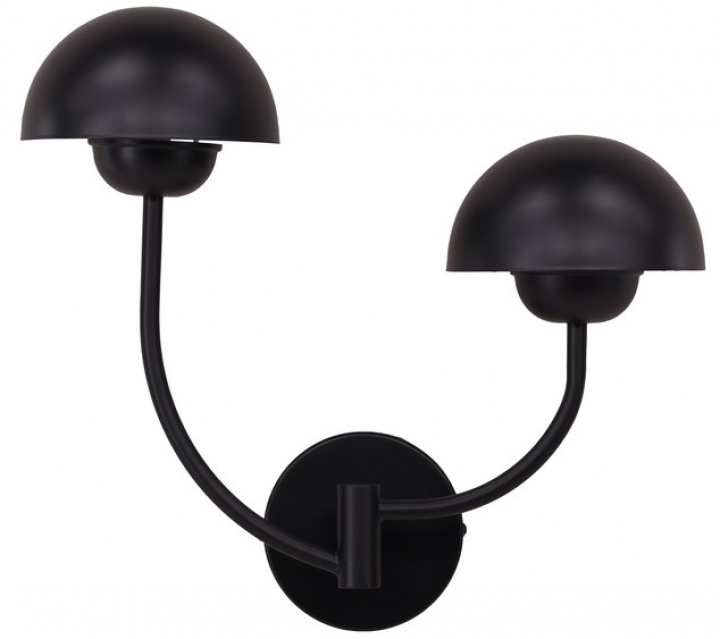 Wandlamp \'Leksand\' - Zwart in de groep Verlichting / Lampen / Wandlampen bij Reforma (50056-021)