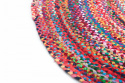 Rond tapijt \'Flätan\' 120cm - Multifunctioneel