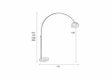 Vloerlamp \'Bow\' - Koper