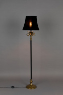 Vloerlamp \'Cresta\' - Zwart/Messing