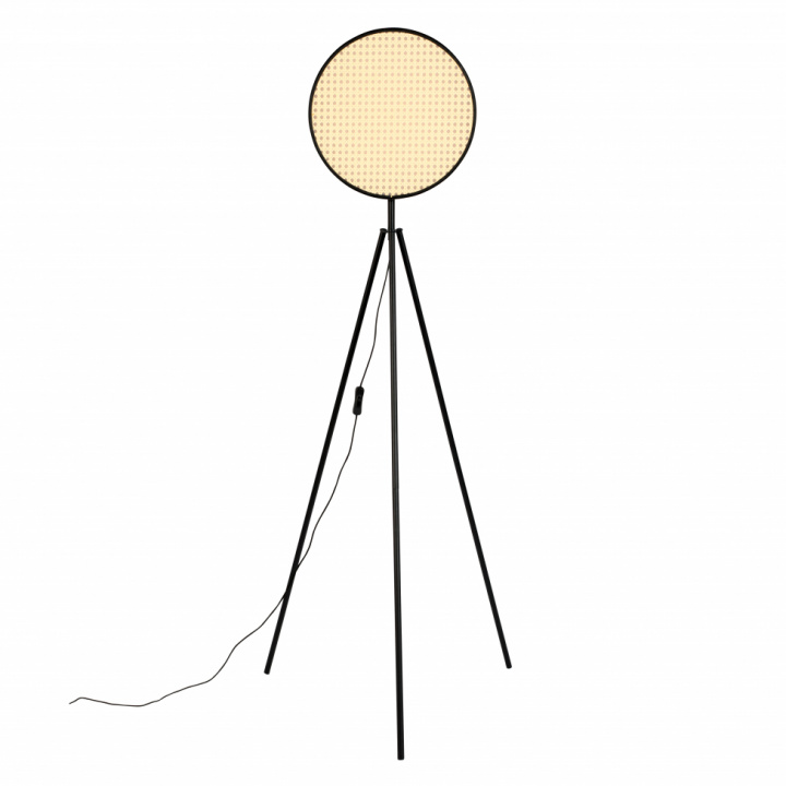 Vloerlamp \'Sien\' - Natuur/Zwart in de groep Verlichting / Lampen / Vloerlampen bij Reforma (5100102)
