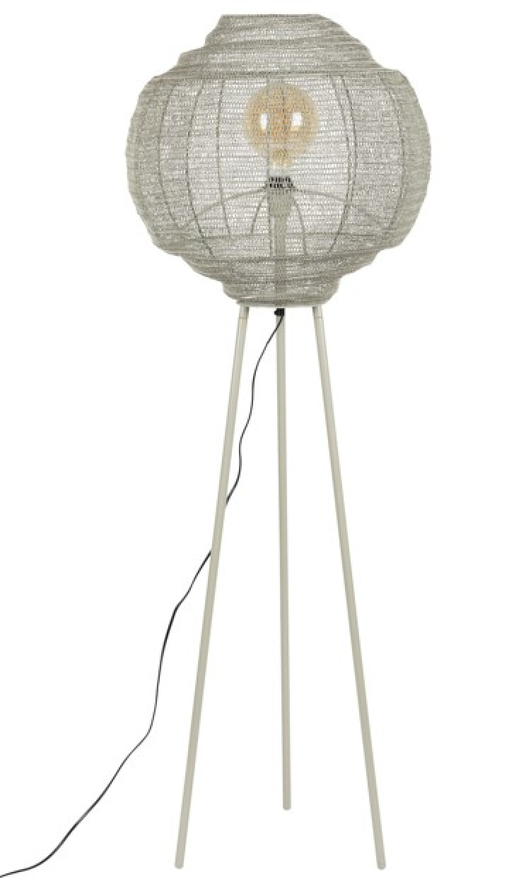 Vloerlamp \'Meezan\' - Grijs in de groep Verlichting / Lampen / Vloerlampen bij Reforma (5100128)