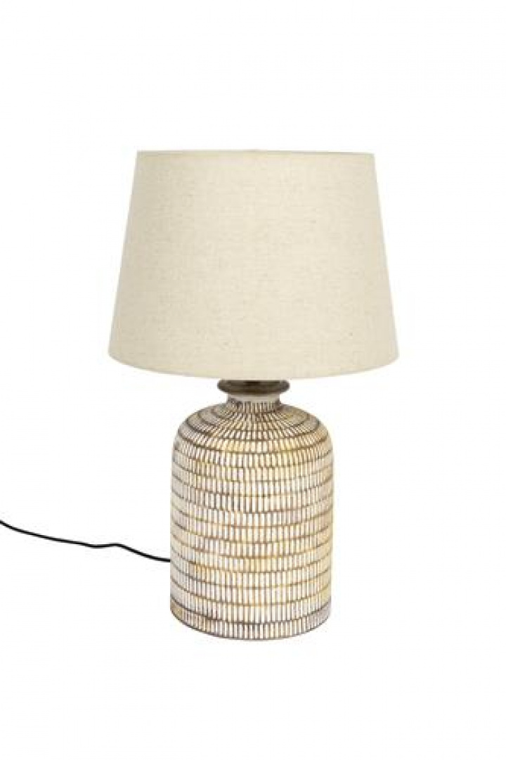 Tafellamp \'Russel\' - Beige in de groep Verlichting / Lampen / Tafellampen bij Reforma (5200142)
