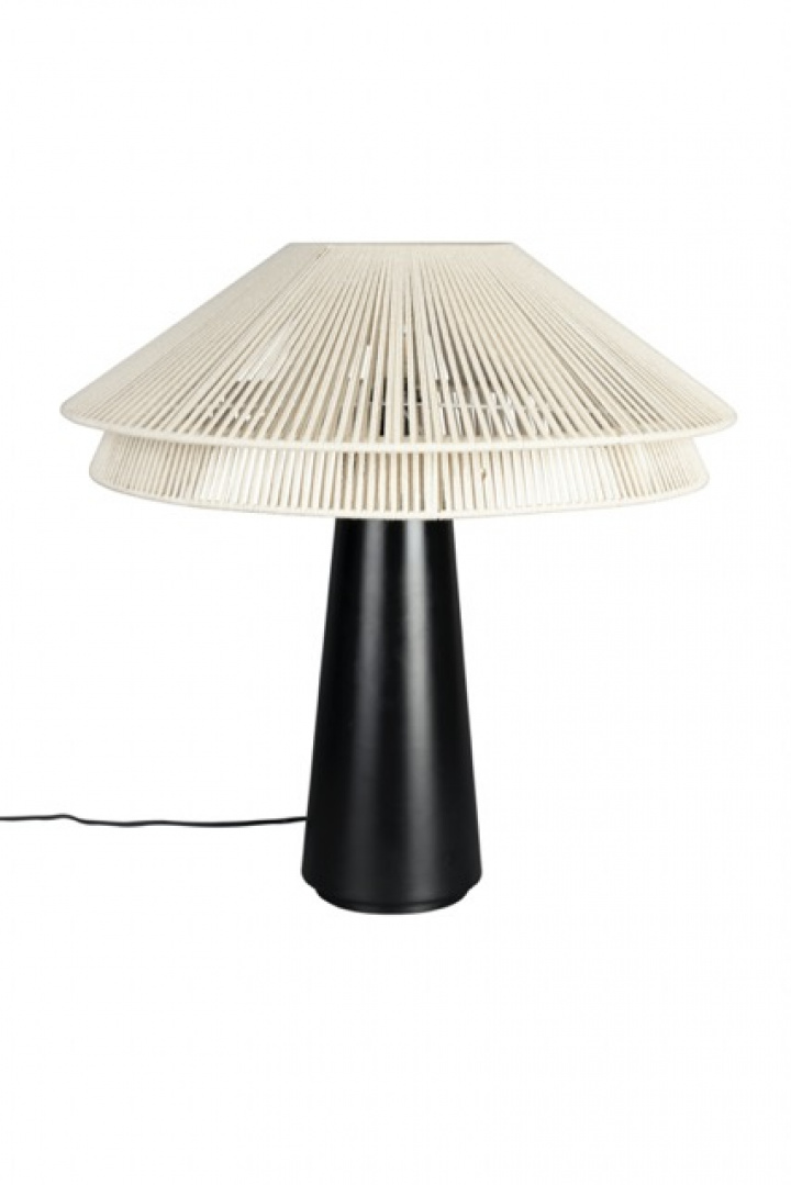 Tafellamp \'Elon\' 61x61 - Beige in de groep Verlichting / Lampen / Tafellampen bij Reforma (5200158)