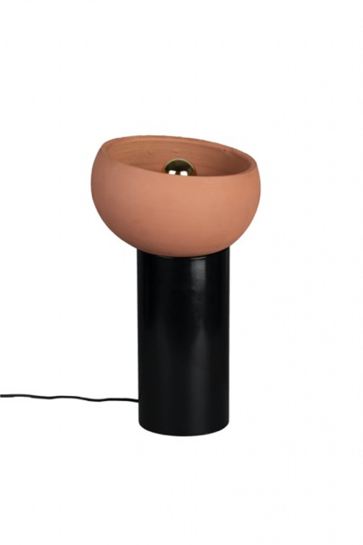 Tafellamp \'Sahra\' 26x26 - Rood in de groep Verlichting / Lampen / Tafellampen bij Reforma (5200160)