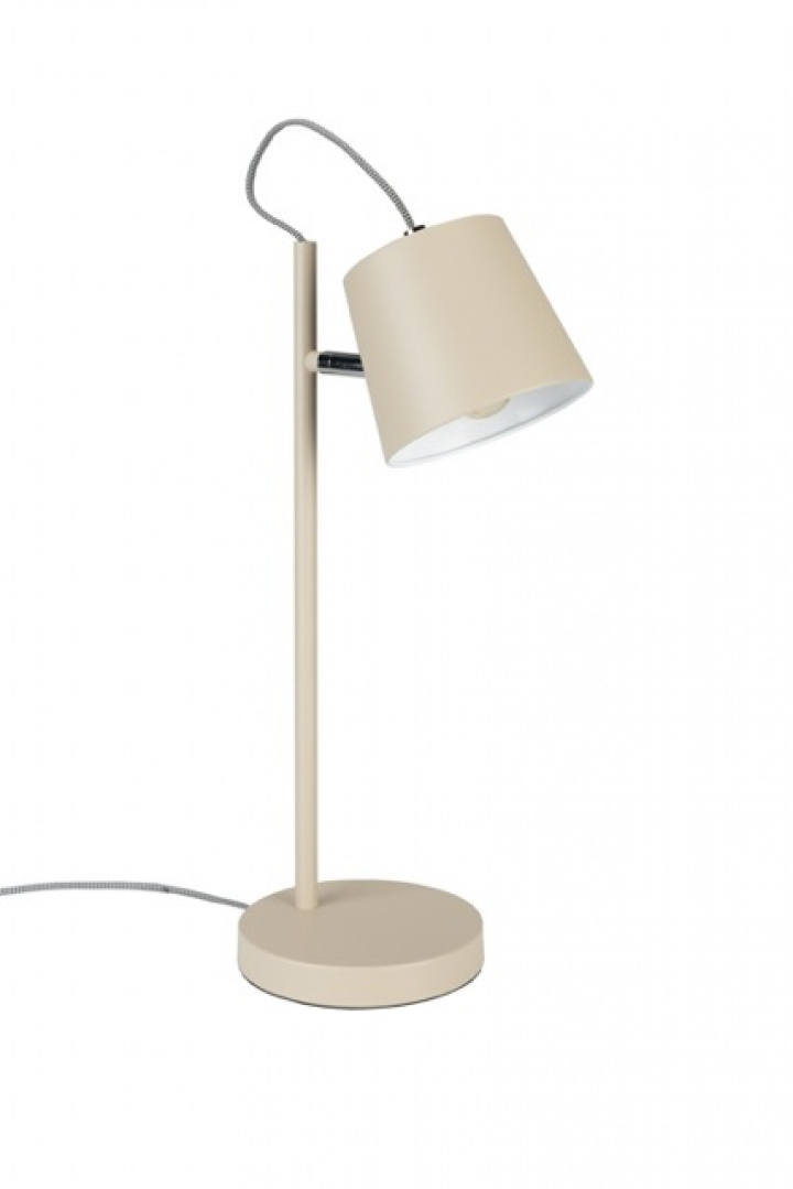 Tafellamp \'Buckle\' 25x25 - Beige in de groep Verlichting / Lampen / Tafellampen bij Reforma (5200173)